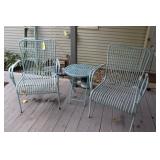 3 Piece Metal Outdoor Patio Set