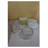 Vintage Refrigerator Dishes & Creamer