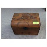 Etched Wooden Box