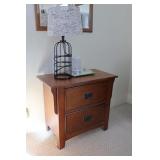Nightstand & Lamp