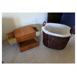 Basket & Vintage Storage Box