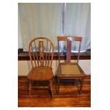 Two Wooden Chairs