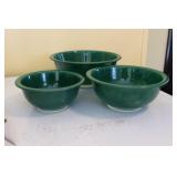 Nesting Pyrex Glass Bowls