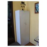 Metal Kitchen Cabinet & Contents