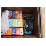 Trash bags, Drill, & Hammer