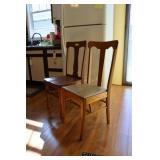 Two Wood Chairs