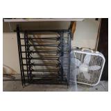 Metal Gates, Screen, & Box Fan