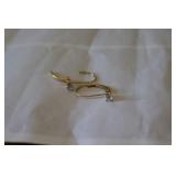 10K Gold & Diamond Earrings