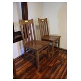 Two Wooden Chairs
