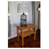 Side Table & Lamp