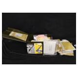 Metal Ammo Box w/Assorted Gun Parts & Literature