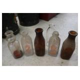 Vintage Milk Bottles