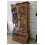 Oak Quail 16 Gun Cabinet
