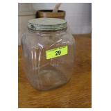 Vintage Square Jar