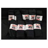 New Pairs of Sze. 6-12 Black Socks