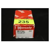 Hornady 30 Cal. /308  110 Gr. SP Bullets