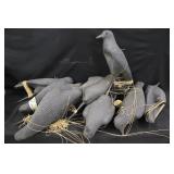 Tub of Crow Decoys