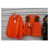 Blaze Orange Insulated Sweatshirt & Hunting Vest