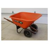 True Temper Big 10 Dual Tire Wheelbarrow