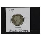 1897 Silver Barber Quarter