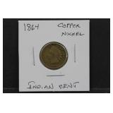 1864 Copper Nickel Indian Head Penny