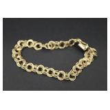 10K Gold 8" Bracelet