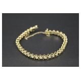 14K Gold Bracelet w/ Diamonds