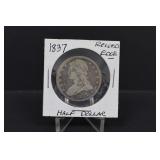 1837 Reeded Edge Half Dollar