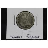 !816 Silver Seated Quarter