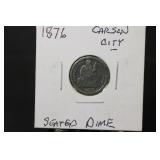 1876 CC Silver Seated Dime