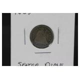 1853 Silver Seated Dime