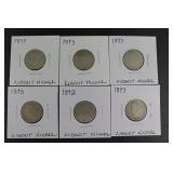 1893 Liberty Head V Nickels