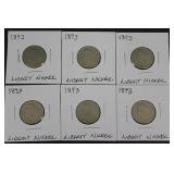 1893 Liberty Head V Nickels