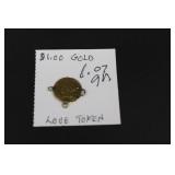 1.07 Grams Gold Love Token