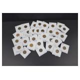 1890, 1891, 1892 & 1893 Indian Head Cents