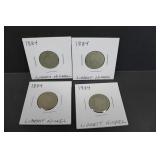 1884 Liberty Head V Nickels