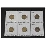 1957 & 1958 Flying Eagle Cents