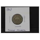 1867 Shield Nickel
