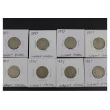 1897 Liberty Head V Nickels