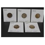1863 Indian Head Cents
