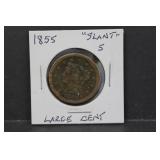 1855 Large Cent
