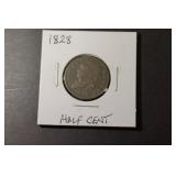 1828 Half Cent