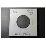 1806 Bust Type Half Cent