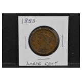 1853 Large Cent