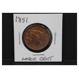1851 Large Cent