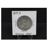 1877S Silver Seated Half Dollar