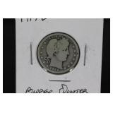 1914 D Silver Barber Quarter