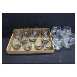 NFL Packers & Vikings Glasses