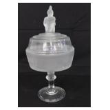 11" Westward Ho EAPG Covered Compote