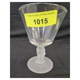 6" 3 Faces Pattern Goblet